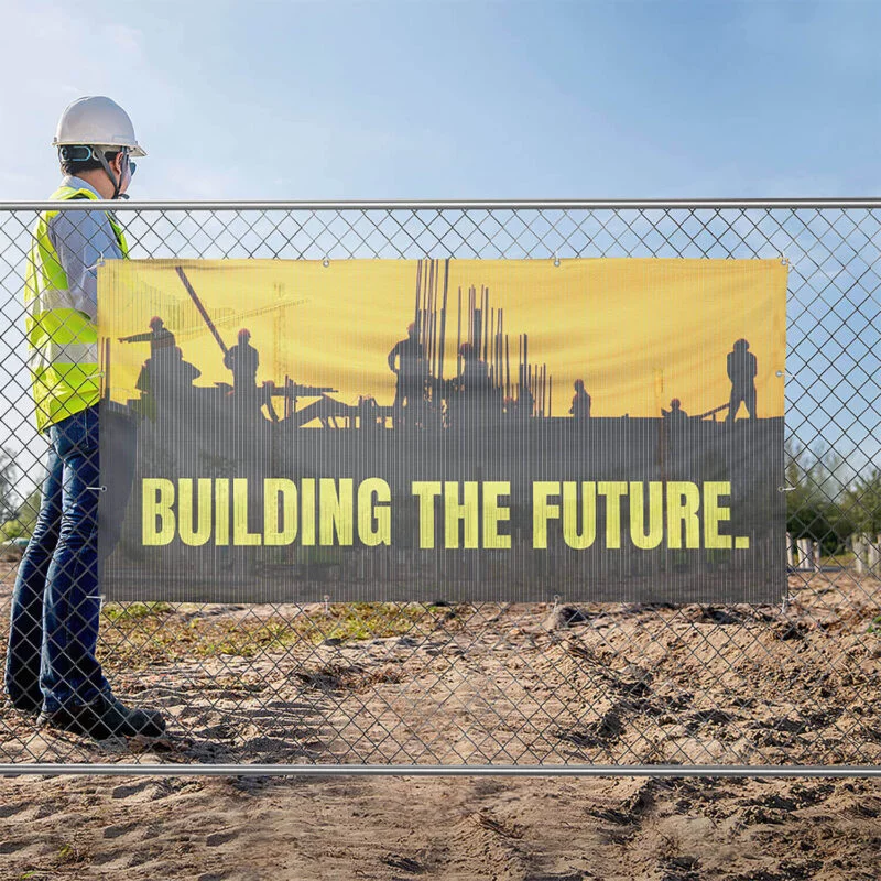 Custom Mesh Banners.